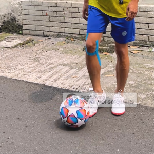 Goto Kicker Football Bola Sepak Kaki Original Size 5 Free Pentil Pompa