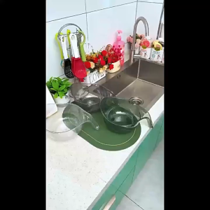 Multipurpose Drain basket，Kitchen multifunctional cleaning basket rice cleaning basket vegetable and fruit cleaning basket fruit basket