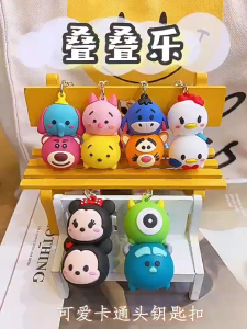 (SG Seller) Anime Kawaii Disney Keychain Mickey Mouse Minnie Figure Keychain Donald Duck Key Chain Kids Toys Children Gifts