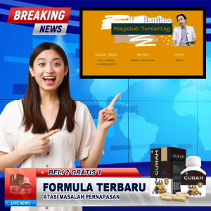 Kapsul Herbal Gurah 60 Kapsul - Asli BPOM - Diskon Beli 2 Botol Gratis 1! Atasi Ngorok & Asma