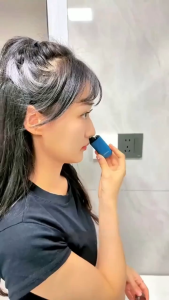 Electric Portable Mini Nose Trimmer for Men/Women Rechargeable Ear and Nose Hair Trimmer with Battery Shaver Nose Washable Noise Reduction Dual-Edge Blades Smooth 360° Rotating Head Professional Nose Trimmer Scissor Easy Cleansing Travel Size Best Gift