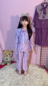 Elsafashion Setelan Anak Perempuan Polo Linen Mix Celana Cargo Premium 3-10 Tahun Viral Terbaru