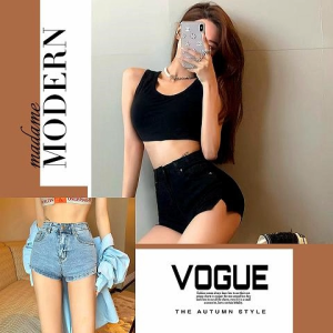 Tsion งานสุดปังพร้อมส่งทั่วไทย กางเกงขาสั้นยีนส์แฟชั่น งานสวย เนื้อผ้าอย่างดี สีสวย ราคาน่ารัก ดีเทลผ่าข้างเพิ่มกิมมิคให้กับตัวกางเกง รุ่นนี้พร้อมส่งมาก ใครสนใจรีบกดสั่งซื้อเลย