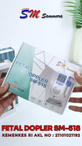 Fetal Doppler Sammora / Alat Pengecek Detak Jantung Bayi / Alat Tes Suara Jantung Janin SM-518