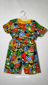 Code8.id PAKET SETELAN PRINTING FULLPRINT MOTIF KARTUN KEREN BAHAN ADEM UKURAN S-XXL USIA 1-10 TAHUN