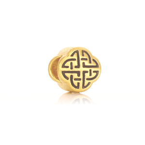 Chow Sang Sang 周生生 XL Charme Noir 999 Gold Charm - Harmony 86521C for Men and Women (Bracelet Not Included)