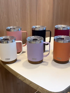 แก้วTYESO ของแท้100% ขนาด530และ710มล. แก้วมีหูจับ แก้วเก็บเย็น แก้วกาแฟ ร้อนเย็น แก้วสแตนเลส304