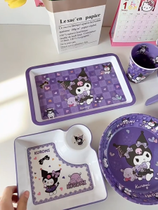 🌸[ KUROMI ] CHÉN BÁT TÔ DĨA LY CỐC MẪU MỚI