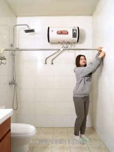Punch-free Telescopic Clothing Rod Adjustable Clothes Drying Hanging Rack Stainless Steel Curtain Shower Rod Indoor