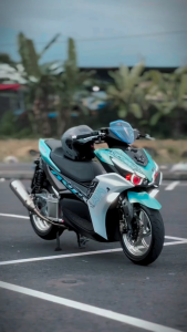 STRIPING AEROX 155 NEW CYBER CITY MOTIF 11 / STIKER AEROX 155 CONNECTED / STICKER AEROX 155 CONNECTED / MODIFYU STIKER VARIASI / STRIPING YAMAHA AEROX / STIKER YAMAHA AEROX