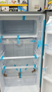 Kulkas 1 Pintu POLYTRON PRA 16 DMY GAGANG 160 Liter Pintu Kaca Semi Defrost