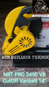 Mesin Potong Besi / Cut Off 14 Inch NRT PRO 2490 VB Cutting Wheel Machine 14" Vanbelt V Belt 2490VB