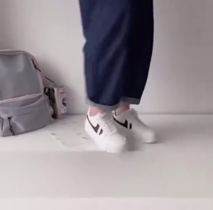 Sepatu Sneakers Wanita Sport Shoes White Casual Sepatu Fashion Terlaris Ootd Kekinian Korea Style Sepatu Sekolah Anak Remaja Wanita Terbaru 2024 Sepatu Import Premium