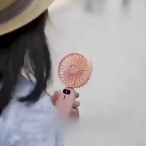 MD-C1135 Kipas Angin Lipat Mini 5-Speed Wind Led Display dengan Aromaterapi USB 10000mAh Kipas Leher