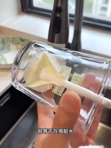 Thermos Cup Blender Wash Kitchen 360° Silicone Bottle Brush Long Handle No Dead Corners Multifunctional Clean Silicone Cup Brush