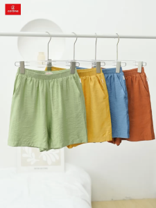 Quần short CARDINA chất liệu đũi bamboo thoáng mát nhẹ nhàng thân thiện làn da thoải mái vận động 4QSA11