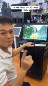 Loa Màn Hình TB3336 19inch Công Suất 350–550W Bass 30cm 3 Treble Kết Nối Bluetooth USB HDMI Guitar Kèm Micro Nam Châm Hợp Kim Loa Karaoke Di Động Cao Cấp Thiết Kế Hiện Đại Trọng Lượng 40kg