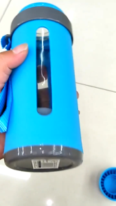 Botol Minum Kaca Motif Modern Cover Plastik Warna Mug Gelas Tutup Botol Air Panas Dingin Souvenir