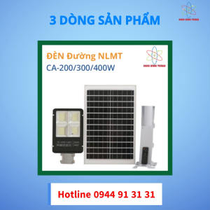 Đèn Đường Năng Lượng Mặt Trời Solar Light 200/300/400W CA-Series