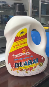 Nước giặt xả DUABAI hương nước hoa quý phái 3.6 lít