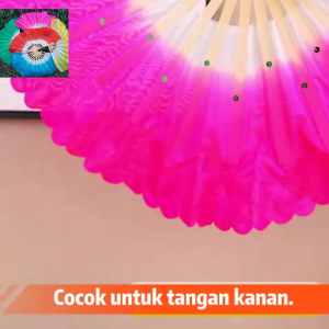 Menyusun Kipas Tari Warna: Panduan Latihan & Bahan Kain Sutra Imitasi