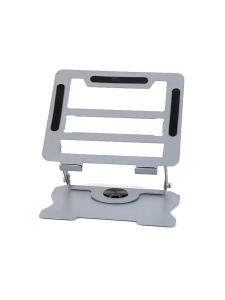 Laptop Stand 360° Rotate Adjustable Foldable Metal Stand Stand Non-Slip Monitor Lifter Upright Portable Lightweight Home Office Travel 9.7-17 Inch Laptop Bracket