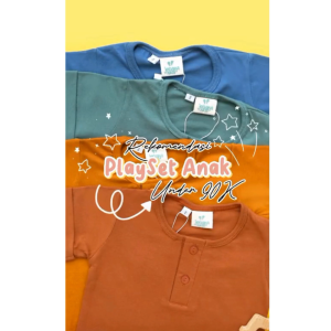 JENAKA KIDS Bahi Botton Play Set: Setelan Anak Desain Unik & Aksesori