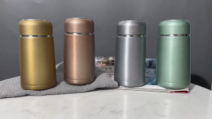 TUMBLER TERMOS 350 ML METALLIC PORTABLE VACUUM BOTTLE CUP INSULATED MUG HOT & COOL STAINLESS STEEL 304 / COFFEE TUMBLER / TERMOS TAHAN PANAS & DINGIN