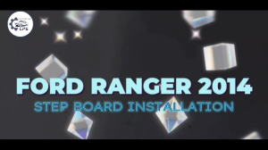 CPS 2pcs FORD RANGER T7 XLT WILDTRAK 2016+ ABS Plastic Aluminum Alloy Side Step Running Board Step Board (7448)