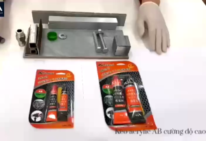 Keo Dán AB Kapusi Siêu Dính Dán Đa Năng 2 Thành Phần AB Acrylic dán kim loại nhựa gỗ cao su