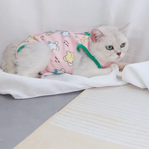 jumsuit ngừa rụng lông / Quần áo cai sữa - hỗ trợ phục hồi vết thương sau khi phẫu thuật - T3 PETS SHOP