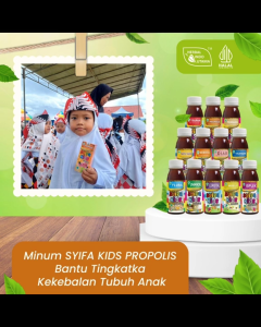 SYIFA KIDS ALL VARIAN Madu Anak Syifakids FLUBA MBELIT ISPLEK LERGITAL NAFSU MAKAN LIMANDEL PROPOLIS