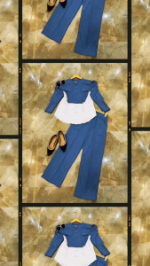 COD Iriana Set Celana dan Baju Bahan Crinkle Murah Setelan Wanita Terbaru 2024 Kekinian Setcel 2in1