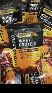 [โปรตีนเสริมกล้าม] 🍫COUNTDOWN PLUS Whey Protein เวย์ไฮโดรไลซ์ โปรตีน 43g. รสโกโก้ สร้างกล้ามเนื้อ ลีนไขมัน ไม่มีแลคโตส อร่อย ละลายไว | 1.65 ปอนด์