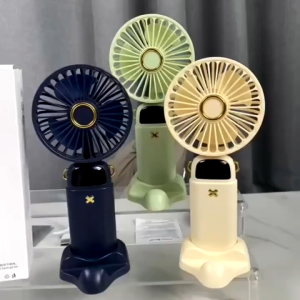 Electric Fan Portable 15000mAH Mini Fan Rechargeable Hand-held 5-Speed fan Portable Electric Fan Foldable Table Fan