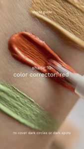 SANIYE Concealer Waterproof Wajah Full Coverage Color Corrector Merah Concealer Dengan R1072