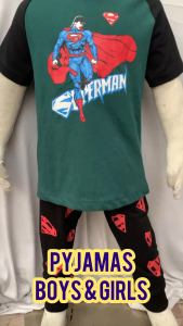 BAJU TIDUR BUDAK SIZE 2-12 FUSIONTEX 100% COTTON KIDS SLEEPWEAR PYJAMA BUDAK LELAKI BAJU TIDUR BUDAK PEREMPUAN