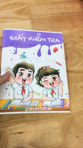 [Hỏa Tốc] 1 Quyển Tập Vở Giấy kiểm tra 4 ôly Futurebook DK-HS801A