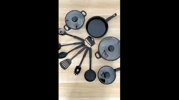 Cookware Set / Alat Masak 1 Set 13 Pcs / Panci Masak Set / 13 Pcs