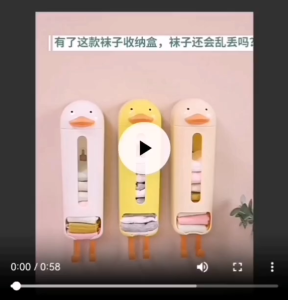 Underwear Storage Box Wall Mounted Withdrawable Storage Bottle Bin Bag Storage Box收纳盒