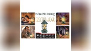 Đèn Đa Năng Kiểu Cổ Điển iCore MPL99 - Đèn cắm trại - Đèn Camping dã ngoại pin sạc USB dung lượng 1200mAh chống nước - Hàng chính hãng
