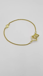 MJ Jewellery 375/9K Gold Bracelet T138