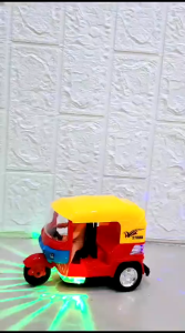 Mainan Bajaj Jalan Bump Go Murah - Mobilan Bajai Baterai Lampu Suara Musik Batre Anak Edukatif