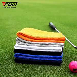 ผ้าเช็ดทำความสะอาดอุปกรณ์กอล์ฟ PGM มาพร้อมตะขอแขวน (ZP041) Multipurpose cleaning cloth ดูดซึมน้ำได้เป็นอย่างดี