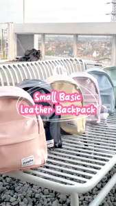 Paddy Small Basic Leather Backpack - Tas Ransel Wanita Mini Sekolah Serbaguna
