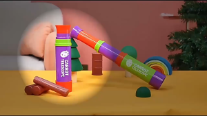 Kids Monocular Creative Outdoor Carrot Telescope Toys Retractable 8x 3-section Children Science Toys