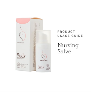 Buds Organic Nursing Salve Breast Massage Oil Anti-itch Soothing Vit-C Belly Cream Belly Stretch Mark Cream