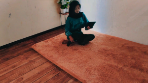 Karpet Bulu Rasfur anti slip empuk 200x120x4.5cm Anti slip aesthetic mewah LP