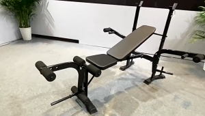 Benchpress Barbel Multifungsi / Peralatan Olahraga Rumahan / Matras Sit-Up Gym Dumbbell