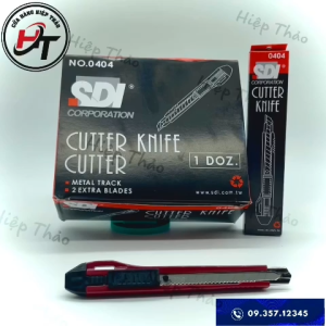 Dao rọc giấy lưỡi dao trổ cắt rạch dọc đồ lớn SDI to 0423 và nhỏ 0404 DRG-SDI